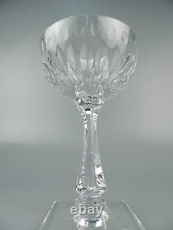 6 Hawkes Cut Glass Square Base Regal Champagne Stems crystal wine sherbet GL