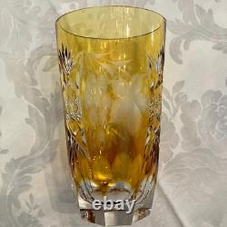 6 Nachtmann Crystal Highball/ice Tea Glasses Multi Color Cut To Clear