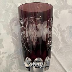 6 Nachtmann Crystal Highball/ice Tea Glasses Multi Color Cut To Clear