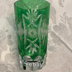 6 Nachtmann Crystal Highball/ice Tea Glasses Multi Color Cut To Clear