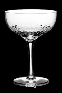 6 Orrefors PRELUDE Crystal Champagne Tall Sherbet glasses clear