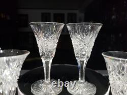 (6) Sherry Glasses, American Brilliant Period cut glass crystal Electra Krantz S