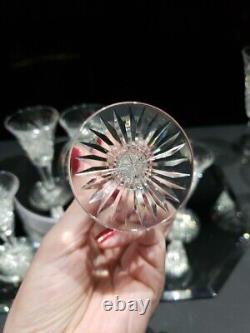 (6) Sherry Glasses, American Brilliant Period cut glass crystal Electra Krantz S