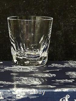 6 Signed ST LOUIS France JERSEY Cut Crystal Old Fashioned Glass Tumbler