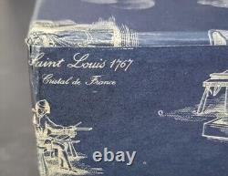 6 Signed ST LOUIS France JERSEY Cut Crystal Old Fashioned Glass Tumbler