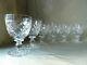 6 Stuart Crystal Victoria Cut Big Water or Wine Glasses/Goblets, Signed