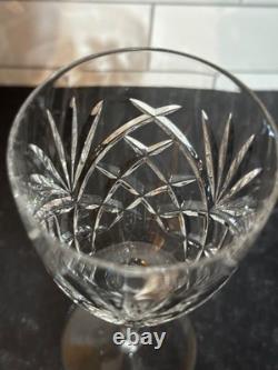 6 Vtg 6.5 GALWAY ASHFORD Crystal Cut Wine Glasses Discontinued