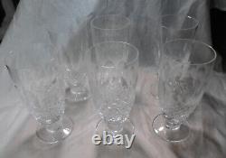 6 Waterford Crystal Colleen 6-1/2 Iced Tea Glasses Original Box