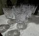 6 Waterford Cut Crystal Michele Water Goblet, or Wine Hocks 6 3/8