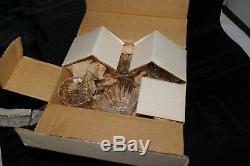 6 Waterford Cut Crystal Tramore Champagne Cocktail Wine Glasses Signed Boxed