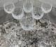 (6) Waterford LISMORE Vintage Wine Hocks Glasses 7 3/8 Ireland Vintage EXC