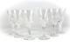 6pc Waterford Sherry Crystal Glasses in Lismore. Hand Cut & Polished