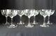 7 Antique Victorian/Edwardian Champagne Glasses, Lens Cut Crystal h12,7cm