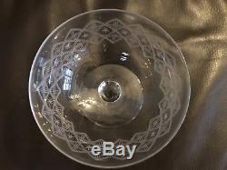 7 FABULOUS VICTORIAN/ EDWARDIAN CUT CRYSTAL CHAMPAGNE SAUCERS/COUPES c1900