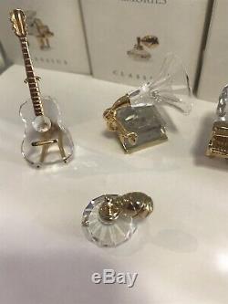 7 Pieces Genuine Swarovski Crystal Memories Cut Crystal Ornament Mini Figure