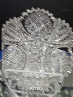 8 BOWL, American Brilliant Period Cut Glass Crystal Rare Koh-i-noor co Clifton
