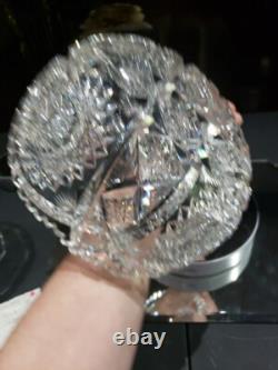 8 BOWL American Brilliant Period Cut Glass Crystal signed Libbey Kingston
