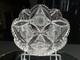 8 Bowl, American brilliant Period Cut glass Crystal Engraved Vessica & Hobstars