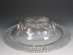 8 Cut Glass / Crystal (hawkes Quality) 8 3/4 Rimmed Soup Bowls