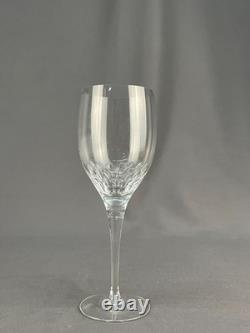 8 Orrefors Prelude Clear Cut Crystal 7 3/8 Claret Wine Glasses MINT