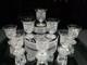 (8) Rare Oyster Cocktail Glasses American Brilliant Cut Crystal Bergen Glenwood