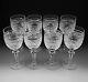 8 Waterford Castletown Cut Crystal Water Goblet Glass Set 7 5/8 Made in Ireland
