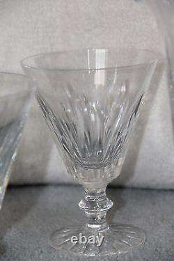 8 Waterford Cut Crystal EILEEN White Wine Flared Goblets