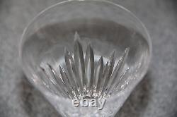 8 Waterford Cut Crystal EILEEN White Wine Flared Goblets