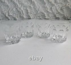 8 Waterford Glencree Old Fashioned Crystal Cut Glasses