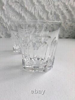 8 Waterford Glencree Old Fashioned Crystal Cut Glasses