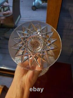 9 COMPOTE American brilliant Period Cut glass Crystal Hobstar Blackmer Corsair