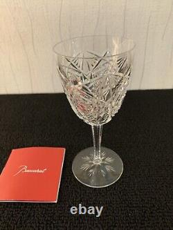 9 Cut Crystal Wine Glasses With Palmette From Baccarat (Price Per Unit)