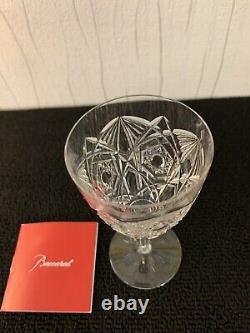 9 Cut Crystal Wine Glasses With Palmette From Baccarat (Price Per Unit)