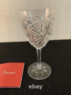 9 Cut Crystal Wine Glasses With Palmette From Baccarat (Price Per Unit)
