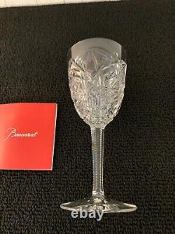 9 Cut Crystal Wine Glasses With Palmette From Baccarat (Price Per Unit)