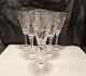 9 Stratford by Seneca Hand-Blown & Cut Crystal Parfait Glasses 7 Vintage 1940's
