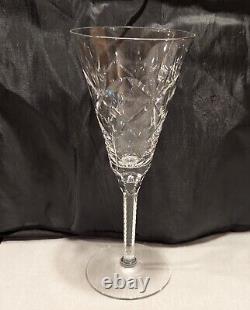 9 Stratford by Seneca Hand-Blown & Cut Crystal Parfait Glasses 7 Vintage 1940's