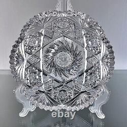 ABP AMERICAN BRILLIANT Cut Glass Bowl Unknown Maker