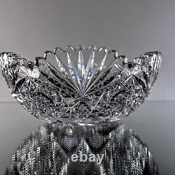 ABP AMERICAN BRILLIANT Cut Glass Bowl Unknown Maker