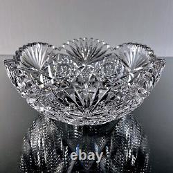 ABP AMERICAN BRILLIANT Cut Glass Bowl Unknown Maker