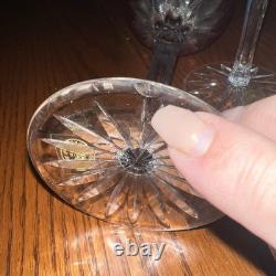 AJKA Marsala Cut-to-Clear 8.25 Crystal Wine Glasses, Set of 4, Various Colors