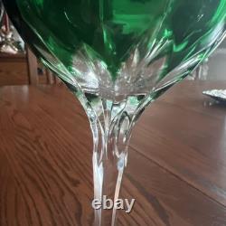 AJKA Marsala Cut-to-Clear 8.25 Crystal Wine Glasses, Set of 4, Various Colors