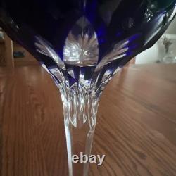 AJKA Marsala Cut-to-Clear 8.25 Crystal Wine Glasses, Set of 4, Various Colors