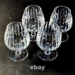 ASTRAL PEERAGE BRANDY SNIFFTERS, Cut Lead Crystal, 5 1/4, 12 oz, 4PCS SET