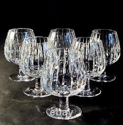 ASTRAL PEERAGE BRANDY SNIFFTERS, Cut Lead Crystal, 5 1/4, 12 oz, 6PCS SET