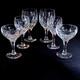 ATLANTIS AZORES WATER, WINE, CHAMPAGNE GLASS SET, Cut Crystal, PORTUGAL, 6PCS