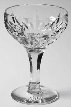 ATLANTIS AZORES WATER, WINE, CHAMPAGNE GLASS SET, Cut Crystal, PORTUGAL, 6PCS