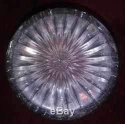 Abp American brilliant period cut crystal vase 16 tall