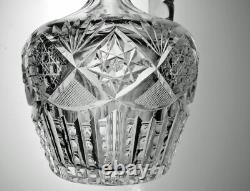Abp Cut Glass Crystal Whiskey Jug