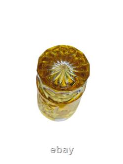 Ajka Marsala Crystal Glasses SET OF 6 Multi Color BEAUTIFUL! Comes with box NEW